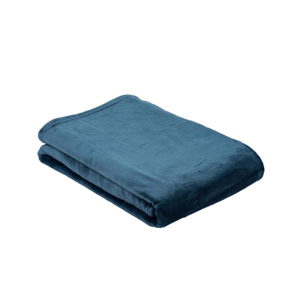 Pehme Pleed Tumesinine