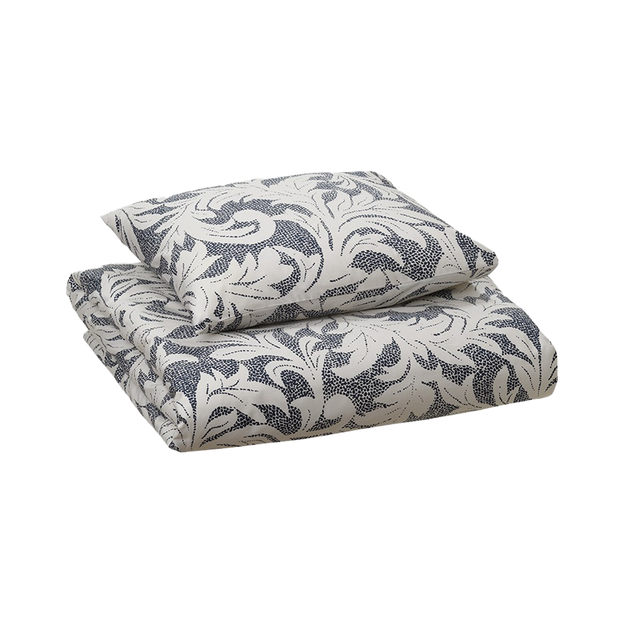 Mustriga Voodipesukomplekt Jäälilled