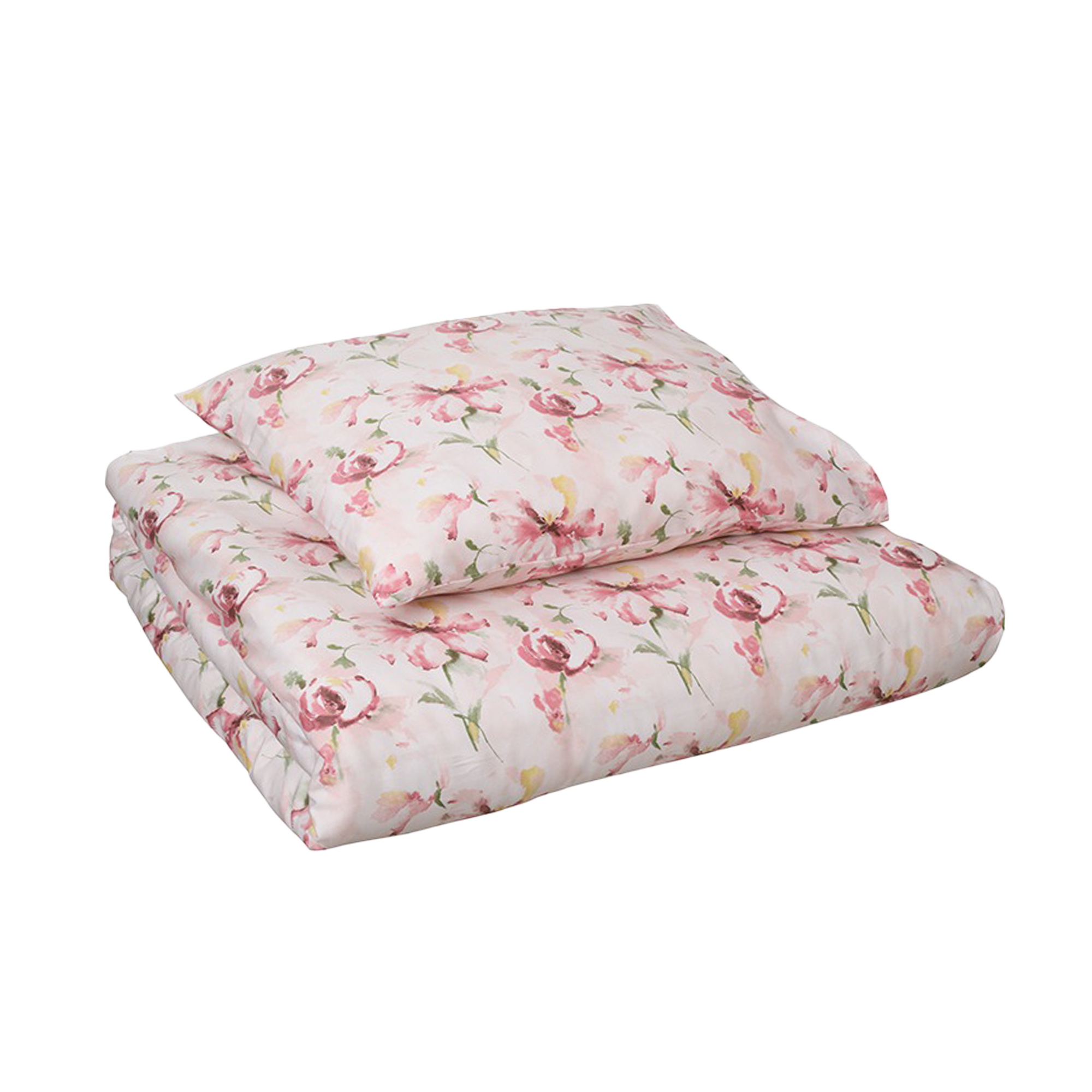 Mustriga Voodipesukomplekt Kevadlilled