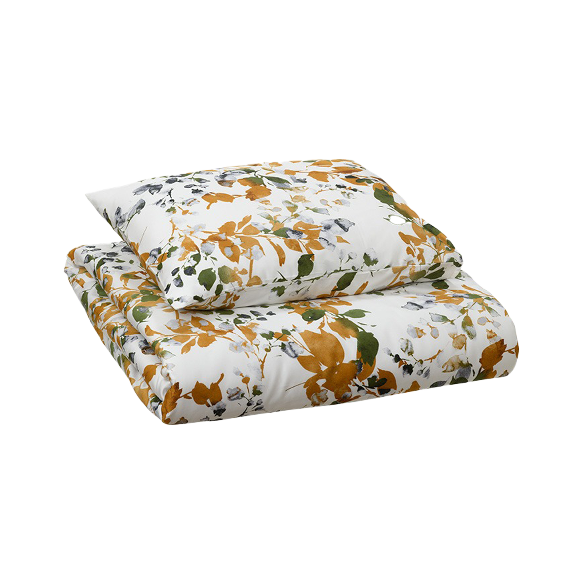 Mustriga Voodipesukomplekt Sügislehed