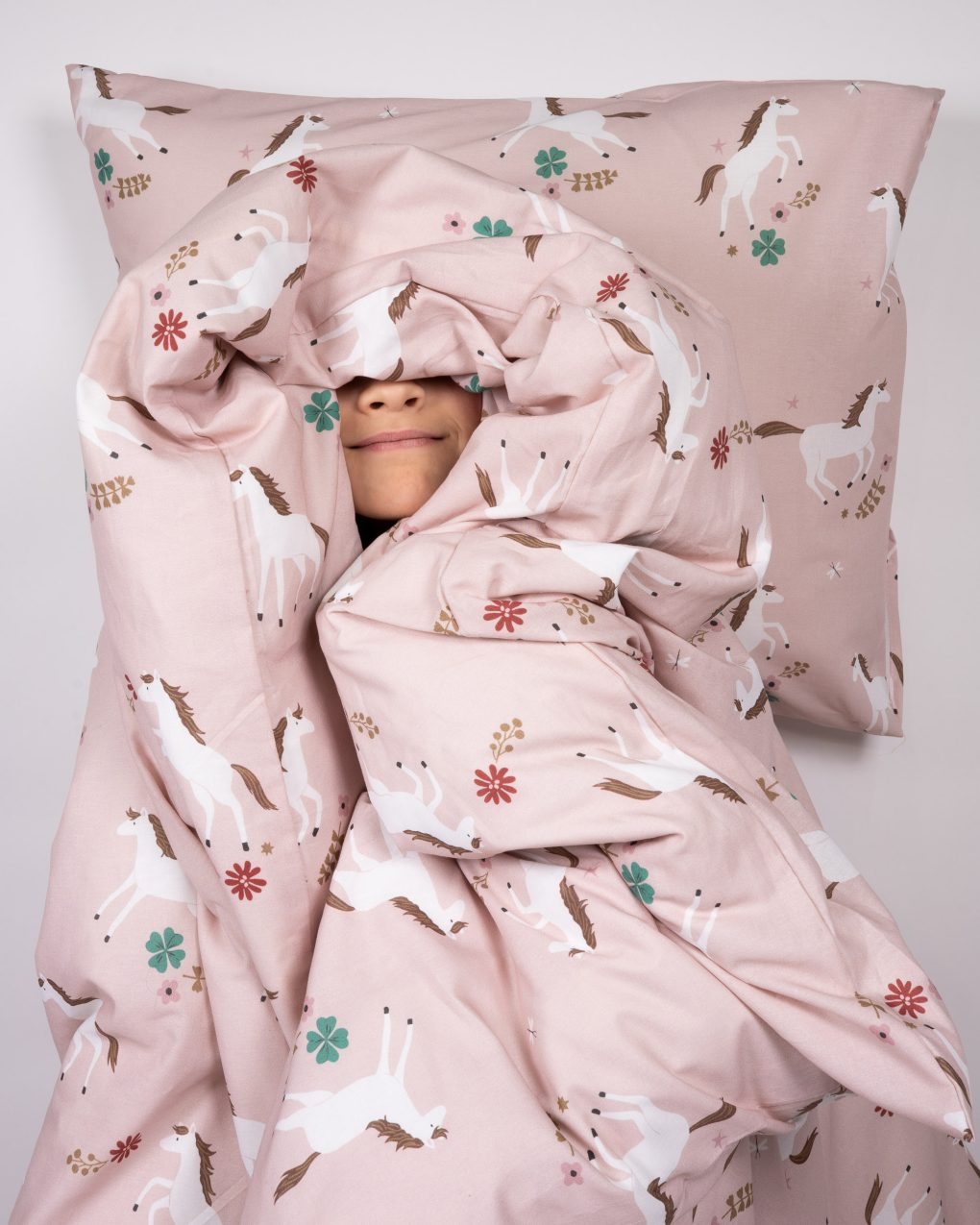 Laste voodipesukomplekt Hobused